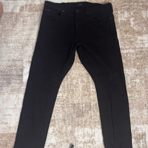 Polo Ralph Lauren Classic Black Sullivan Slim Stretch Jeans, 38x30 - Picture 7 of 7